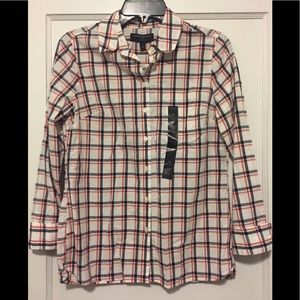 Banana Republic Women's Size XS Plaid Shirt